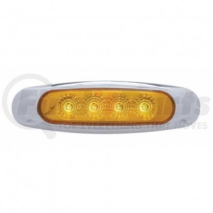 United Pacific 39398 4 LED Reflector Clearance/Marker Light - Amber LED/Amber Lens