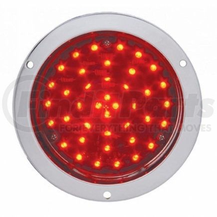 United Pacific 38062 40 LED Deep Dish 4" Stop, Turn & Tail Light - Red LED/Red Lens