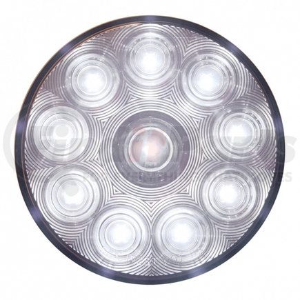 United Pacific 38828 10 LED 4 "Auxiliary/Utility Light - White LED/Clear Lens