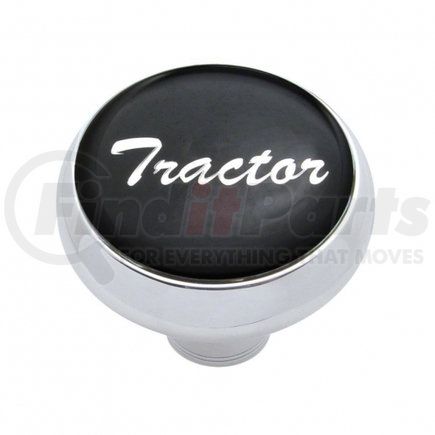 United Pacific 23400 "Tractor" Deluxe Air Valve Knob - Black Glossy Sticker