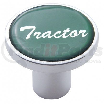 United Pacific 23224 "Tractor" Air Valve Knob - Green Glossy Sticker