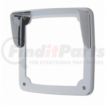 United Pacific 32135 LED Square Double Face Light Bezel w/ Visor - For Up Square Double Face Lights