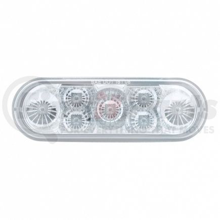 United Pacific 39978 7 LED Oval Reflector Turn Signal Light - Amber LED/Clear Lens
