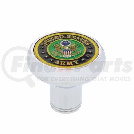 United Pacific 22961 Deluxe Military Medallion Air Valve Knobs - Army