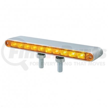 United Pacific 39201 10 LED 9" Double Face Light Bar - Amber & Red LED/Amber & Red Lens