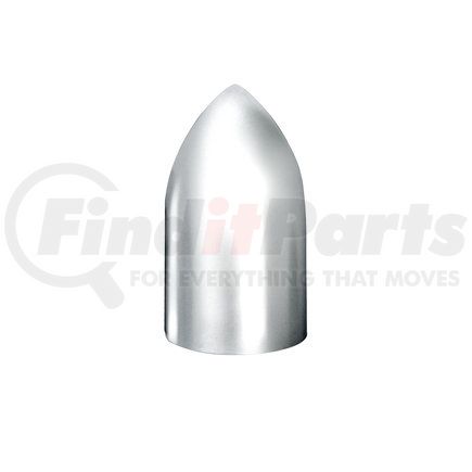 United Pacific 10564 33mm x 3 7/8" Chrome Plastic Bullet Nut Cover - Thread-On (10 Pack)