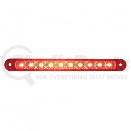 United Pacific 39685B 10 LED 6.5" Stop, Turn & Tail Light Bar Only - Red LED/Red Lens