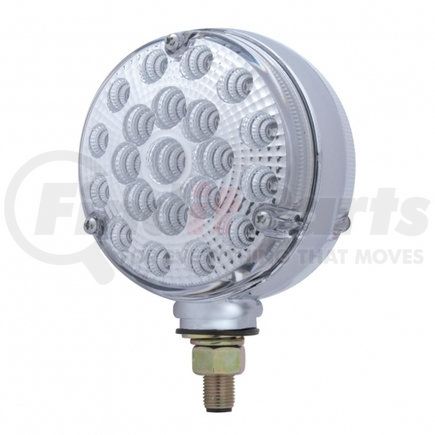 United Pacific 39439 42 LED Reflector Double Face Turn Signal Light - Amber & Red LED/Clear Lens