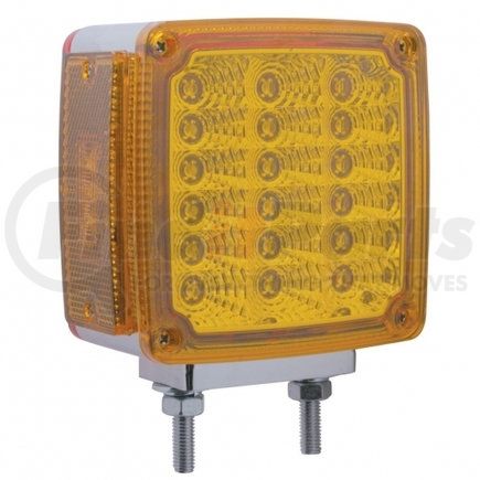 United Pacific 39378 39 LED Reflector Double Face Turn Signal Light (Passenger) - Amber & Red LED/Amber & Red Lens