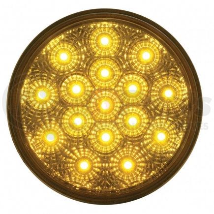 United Pacific 39343 16 LED 4" Reflector Turn Signal Light - Amber LED/Amber Lens