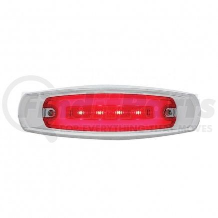 United Pacific 36981 Rectangular Clearance Marker Light with Red LED and Lens