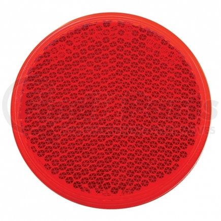 United Pacific 30726 2 3/16" Round Quick Mount Reflector - Red