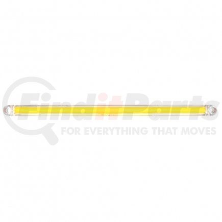 United Pacific 36863B 24 LED Dual Function 12" "GLO" Turn Signal Light Bar Only - Amber LED/Clear Lens