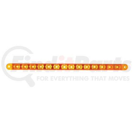 United Pacific 38946B 14 LED 12" Turn Signal Light Bar - Amber LED/Amber Lens (Bulk)