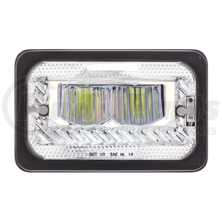 United Pacific 34132 4" X 6" Heated LED Headlight High Beam - Chrome