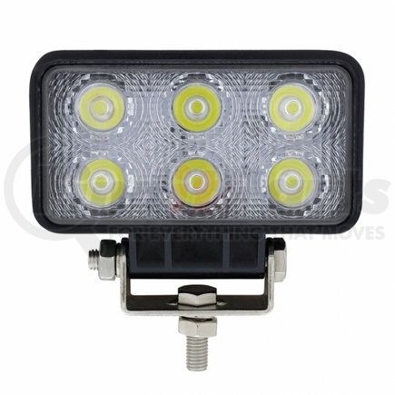 United Pacific 36510 LED Driving / Work Light - Rectangular, 6 High Power LED