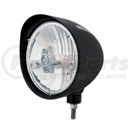 United Pacific 32691 Black "Billet" Style Groove Headlight w/ Visor 5 LED Bulb - Chrome