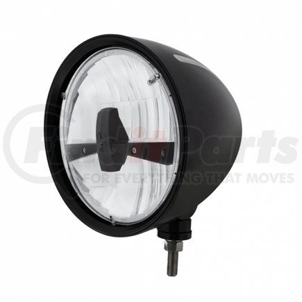 United Pacific 32676 Black "Billet" Style Groove Headlight 5 LED Bulb - Blackout