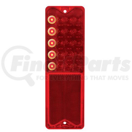 United Pacific CTL6721SEQ 20 LED Sequential Tail Light Lens For 1967-72 Chevy and GMC Fleetside