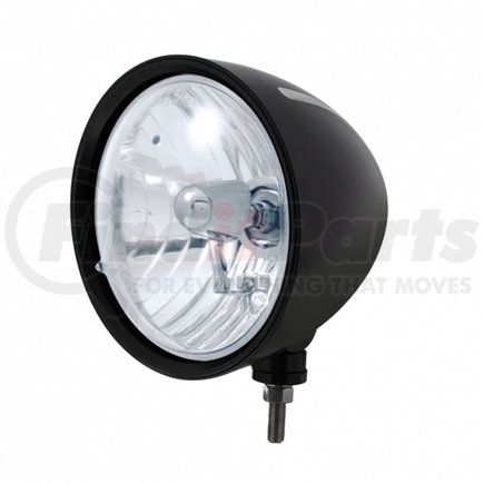 United Pacific 32666 Black "Billet" Style Groove Headlight Crystal H4 Bulb