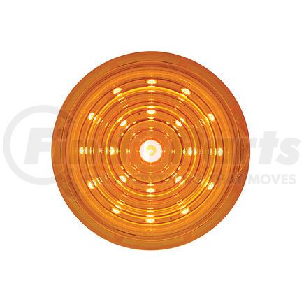 United Pacific FPL4748A 21 LED Parking Light Lens - Amber with Amber LED For 1947-48 Ford Car and 1942-47 Truck