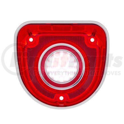United Pacific CBL6851LED 26 LED Backup Light with Stainless Steel Trim Rings For 1968 Chevy Caprice - Impala