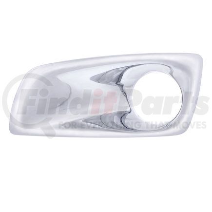 United Pacific 41527 Chrome Front Bumper Light Bezel With Cutout For 2007+ Kenworth T660 - Driver