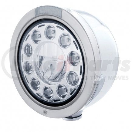 United Pacific 31569 LED "Bullet" Half Moon Headlight Assembly Peterbilt Dual Function