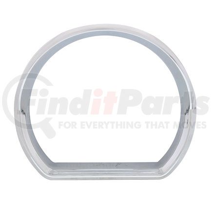 United Pacific 41756 Chrome Center Dash Speed/Tachometer Gauge Cover for 2010+ Peterbilt