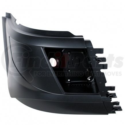 United Pacific 42820 Bumper End With Fog Light For 2015-2017 Volvo VNL Short Hood w/ Aero Style Bumper - Passenger