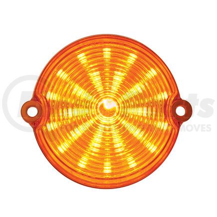 United Pacific CPL6367A 25 LED 12V Front Parking Light - Amber Lens And Amber LED For 1963-67 Corvette