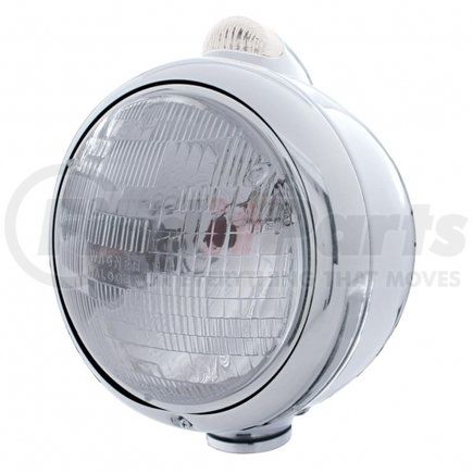 United Pacific 32393 Black Guide 682-C Headlight H6024 and Dual Mode LED Signal