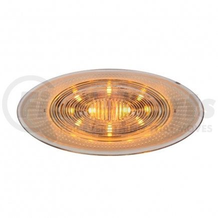 United Pacific 36874 Front Fender Turn Signal Light  - 10 LED, Amber LED/Clear Lens, For Peterbilt 386, Sold Individually