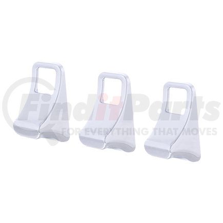 United Pacific 41452 Chrome Switch Cover For Kenworth T680, T880 and W990 (Card of 3)
