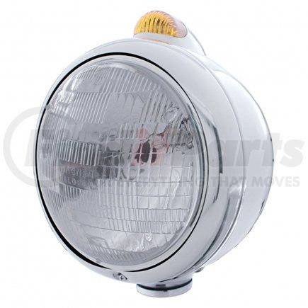 United Pacific 32392 Black Guide 682-C Headlight H6024 and Dual Mode LED Signal