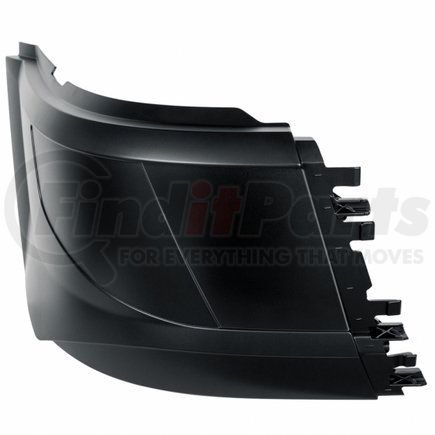 United Pacific 42818 Bumper End Without Fog Light For 2015-2017 Volvo VNL Short Hood w/ Aero Style Bumper - Passenger