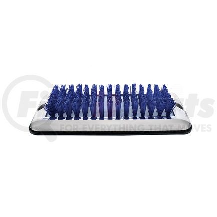 United Pacific 90054 Stainless Shoe/Boot Scraper with Blue Brush