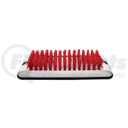 United Pacific 90055 Stainless Shoe/Boot Scraper with Red Brush