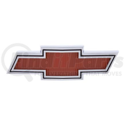 United Pacific 110859 Red Bowtie Grille Emblem For 1967-68 Chevrolet Truck