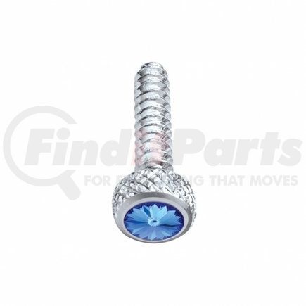 United Pacific 23839 Chrome Short Dash Screw for Freightliner w/ Blue Diamond (2 Pack)