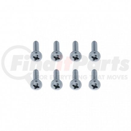 United Pacific 30419-3 Stainless Steel Mounting Screw Set For Headlight Turn Signal Cover