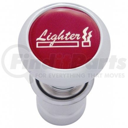 United Pacific 28490 Deluxe Cigarette Lighter - Red Glossy Sticker