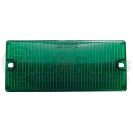 United Pacific 30848 2 3/16" x 5 3/16" Door Light Lens - Green