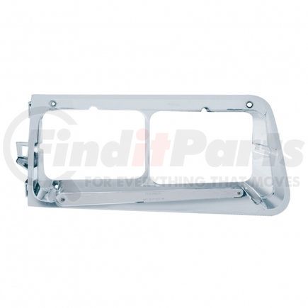 United Pacific 32368 14 LED Freightliner FLD Headlight Bezel (Passenger) - Amber LED/Chrome Lens
