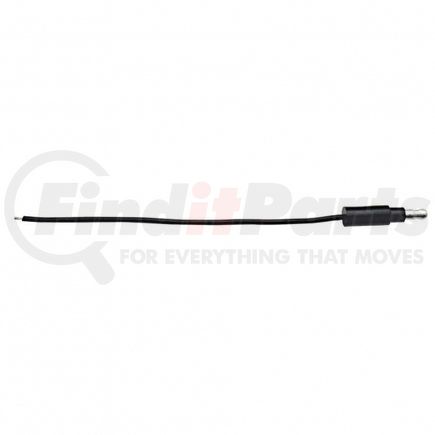 United Pacific 34213B 6" Single Lead Wire w/ .180 Bullet Termination & Stripped End - Black