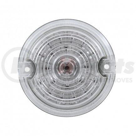 United Pacific 37576 21 LED 3.25" Dual Function Harley Signal Light w/ 1157 Plug - Amber LED/Clear Lens