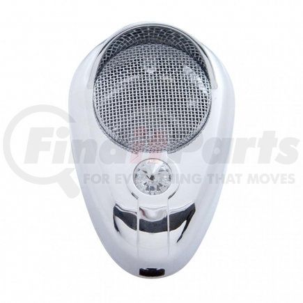 United Pacific 41205 Signature C.B. Microphone Cover - Clear Diamond