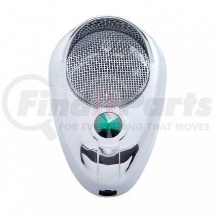 United Pacific 41206 Signature C.B. Microphone Cover - Green Diamond