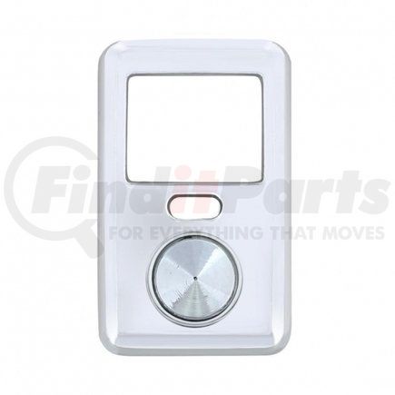 United Pacific 41643B Chrome Plastic Volvo Switch Cover - Indented