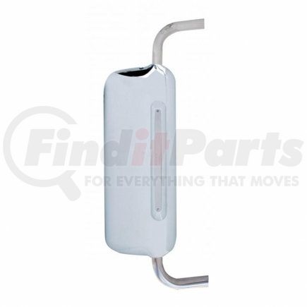 United Pacific 42080 2005+ Freightliner Mirror Cover w/ 14 LED 12" Light Bar (Passenger) - Amber LED/Chrome Lens